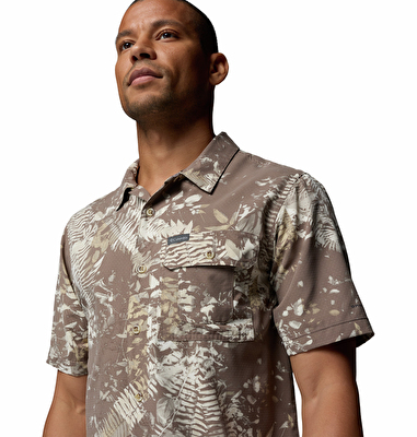 Tech Trail Utility Printed Woven Erkek Kısa Kollu Gömlek