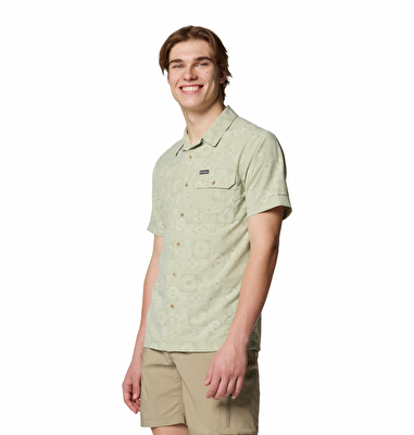 Tech Trail Utility Printed Woven Erkek Kısa Kollu Gömlek