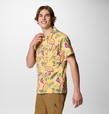 Tech Trail Utility Printed Woven Erkek Kısa Kollu Gömlek