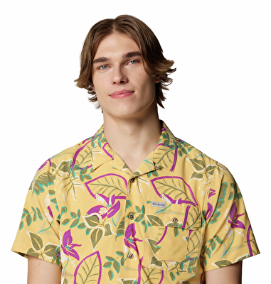 Tech Trail Utility Printed Woven Erkek Kısa Kollu Gömlek