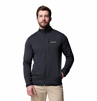 Essential Hike Grid Tam Fermuarlı Erkek Polar Üst