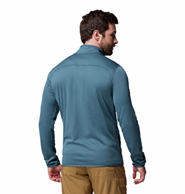 Essential Hike Grid Tam Fermuarlı Erkek Polar Üst