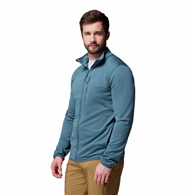 Essential Hike Grid Tam Fermuarlı Erkek Polar Üst