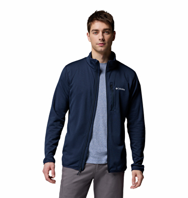 Essential Hike Grid Tam Fermuarlı Erkek Polar Üst