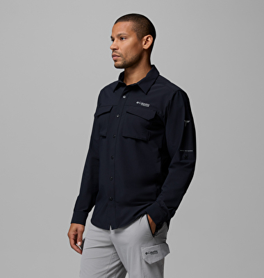 Silver Ridge Elite Woven Erkek Uzun Kollu Gömlek