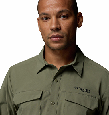 Silver Ridge Elite Woven Erkek Uzun Kollu Gömlek