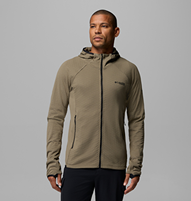 Arctic Crest II Kapüşonlu Tam Fermuarlı Erkek Polar Üst