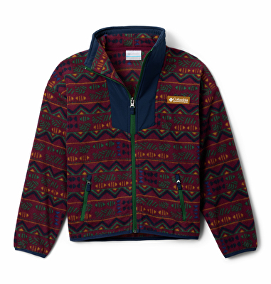 Sequoia Grove Printed Tam Fermuarlı Çocuk Polar Üst