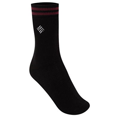 Lifestyle Thermal Crew Erkek Siyah 2'li Uzun Çorap