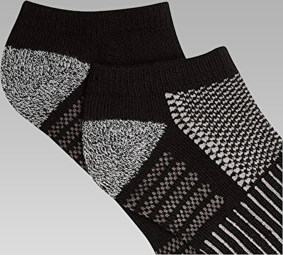 Athletic Fashion No-Show With Pique Footbed Kadın 6'lı Kısa Çorap