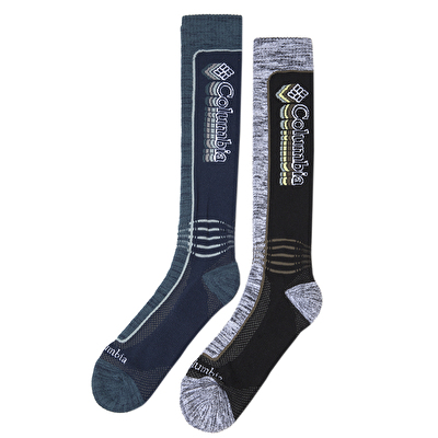 Columbia Thermolite Ecomade Color Block 2'li Unisex Uzun Çorap