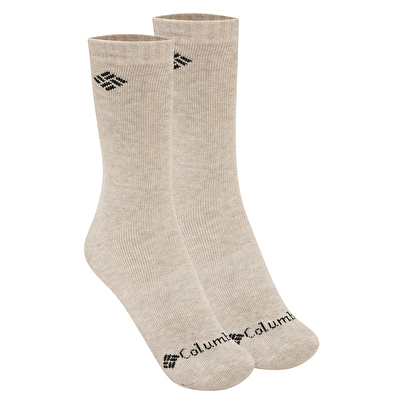 Space Dye Wool Crey Erkek Kahverengi 2'li Uzun Çorap