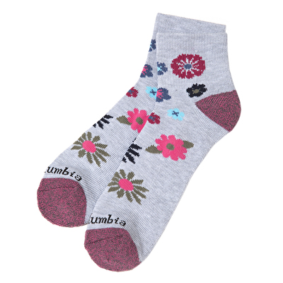 Happier Outdoors Quarter Kadın Antrasit 3'lü Uzun Çorap