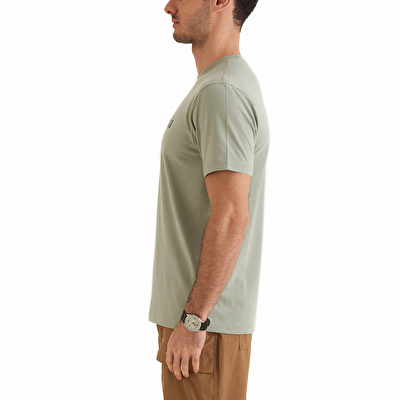 CSC M Basic Logo Brushed Erkek Kısa Kollu T-Shirt