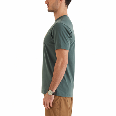 CSC M Basic Logo Brushed Erkek Kısa Kollu T-Shirt