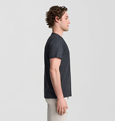 CSC M Basic SM Logo V Neck Erkek Kısa Kollu T-Shirt