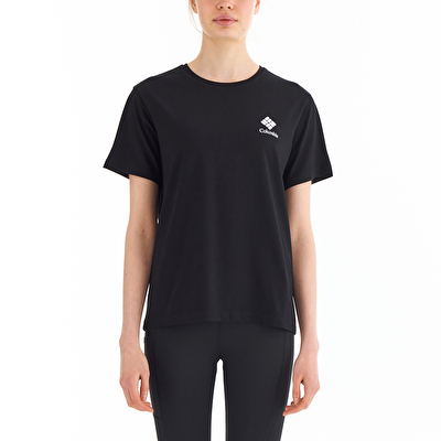 CSC Stacked Mini Gem Logo Kadın Kısa Kollu T-Shirt