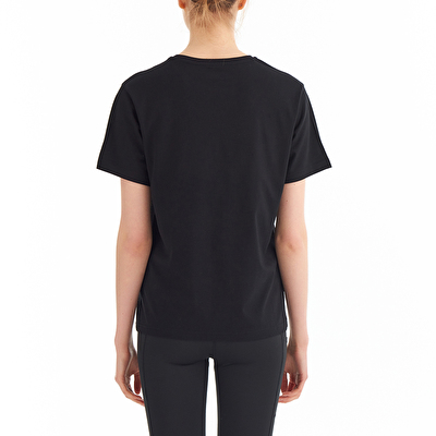 CSC Stacked Mini Gem Logo Kadın Kısa Kollu T-Shirt