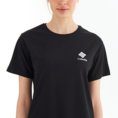 CSC Stacked Mini Gem Logo Kadın Kısa Kollu T-Shirt