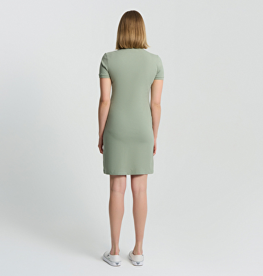 CSC Basic Polo Dress Kadın Kısa Kollu Elbise