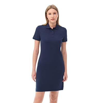 CSC Basic Polo Dress Kadın Kısa Kollu Elbise