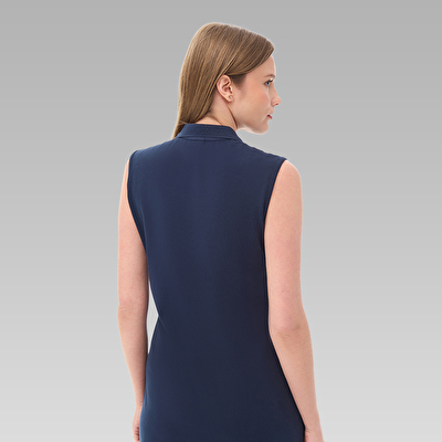 CSC Basic Polo Sleeveless Dress Kadın Sıfır Kol Elbise