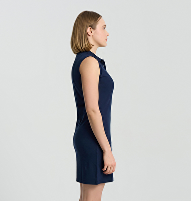 CSC Basic Polo Sleeveless Dress Kadın Sıfır Kol Elbise
