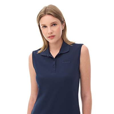 CSC Basic Polo Sleeveless Dress Kadın Sıfır Kol Elbise