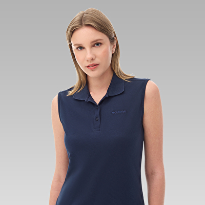 CSC Basic Polo Sleeveless Dress Kadın Sıfır Kol Elbise