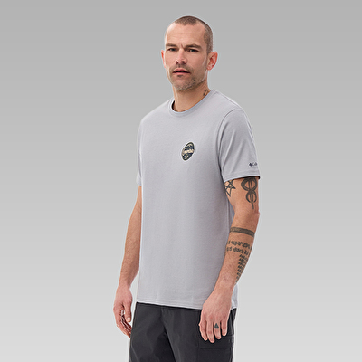 CSC Button Stamp Scripted Erkek Kısa Kollu T-Shirt