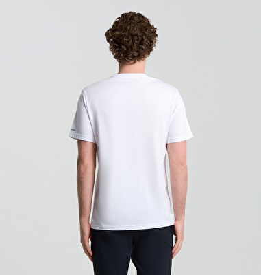 CSC Button Stamp Scripted Erkek Kısa Kollu T-Shirt