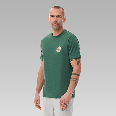 CSC Button Stamp Scripted Erkek Kısa Kollu T-Shirt