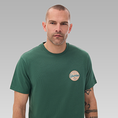 CSC Button Stamp Scripted Erkek Kısa Kollu T-Shirt
