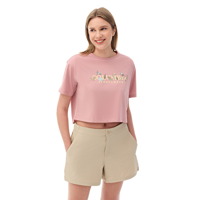 CSC Outback Crittters Crop Kadın Kısa Kollu T-Shirt