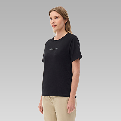 CSC Bar Split Graphic Kadın Kısa Kollu T-Shirt