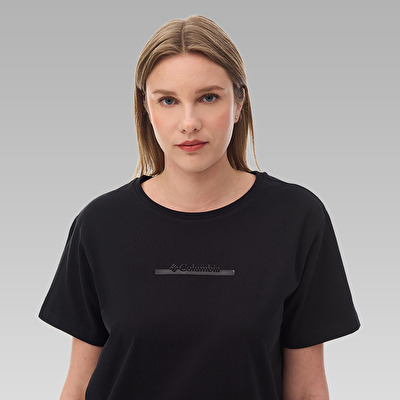 CSC Bar Split Graphic Kadın Kısa Kollu T-Shirt