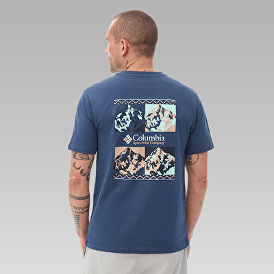 CSC Repeated Peaks Erkek Kısa Kollu T-Shirt