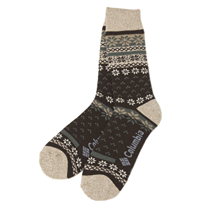 Columbia Nordic Fair Isle 2'li Erkek Uzun Çorap