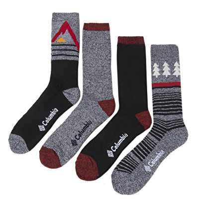 Columbia Moisture Control Mountaintop 4'lü Erkek Uzun Çorap