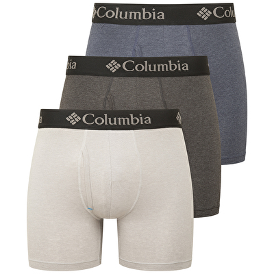 Columbia Stretch Solid 3'lü Erkek Boxer