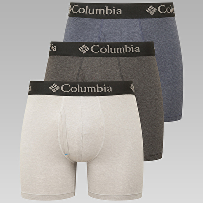 Columbia Stretch Solid 3'lü Erkek Boxer