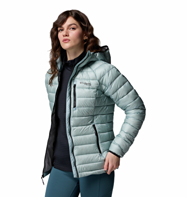 Arctic Crest Down Kapüşonlu Kadın Kaz Tüyü Mont
