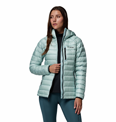 Arctic Crest Down Kapüşonlu Kadın Kaz Tüyü Mont
