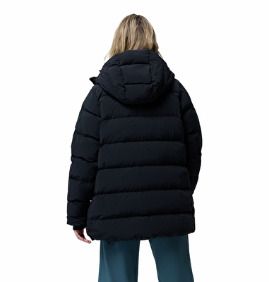 Amaze Puff Mid Kapüşonlu Kadın Kaz Tüyü Mont