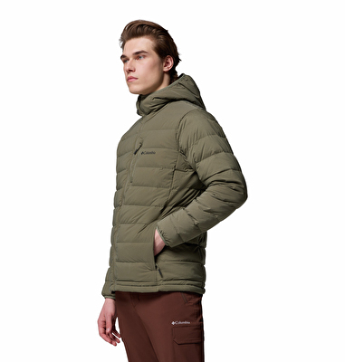 Drift Peak Stretch Kapüşonlu Erkek Kaz Tüyü Mont