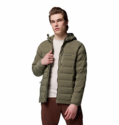 Drift Peak Stretch Kapüşonlu Erkek Kaz Tüyü Mont