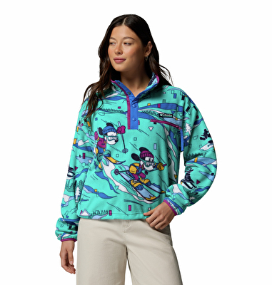CSC X Disney Half Snap Kadın Polar Üst