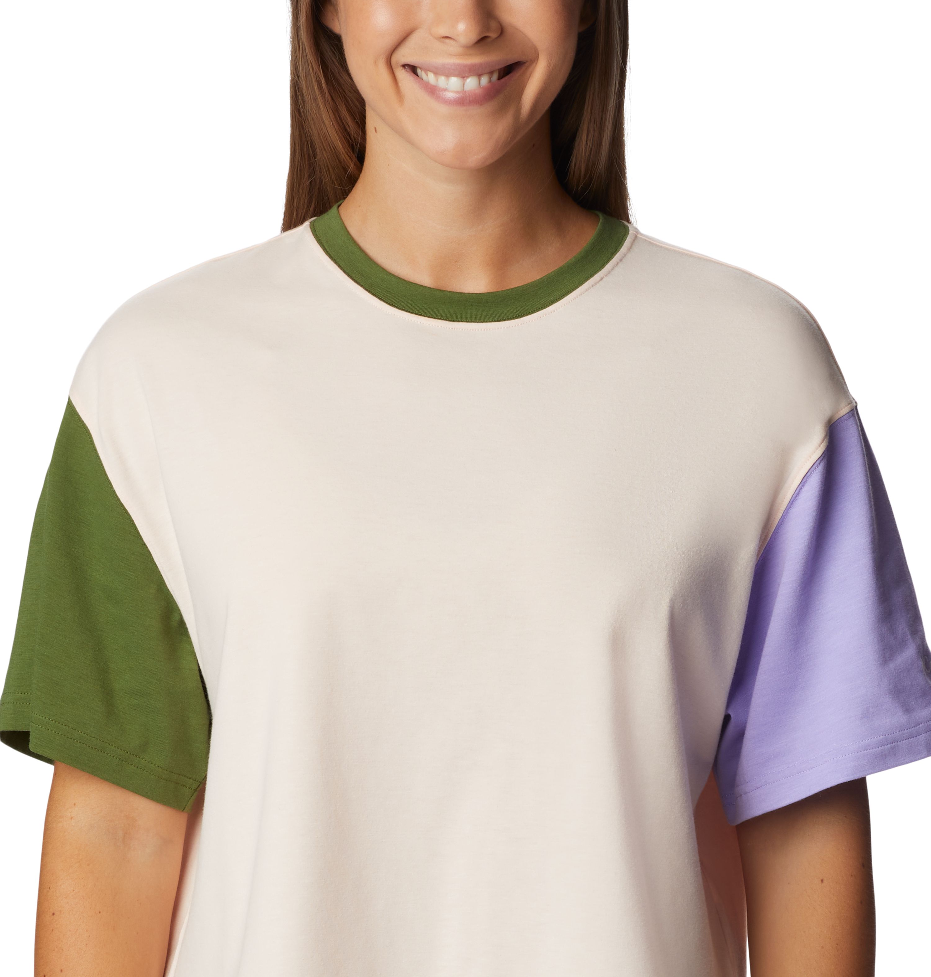 Columbia Deschutes Valley Cropped Kadın Kısa Kollu T-Shirt. 4