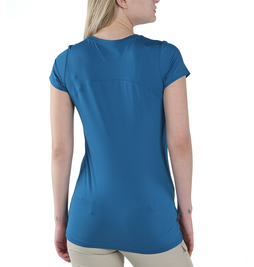 Columbia Trail Crush Short Sleeve Kadın T-shirt. 2