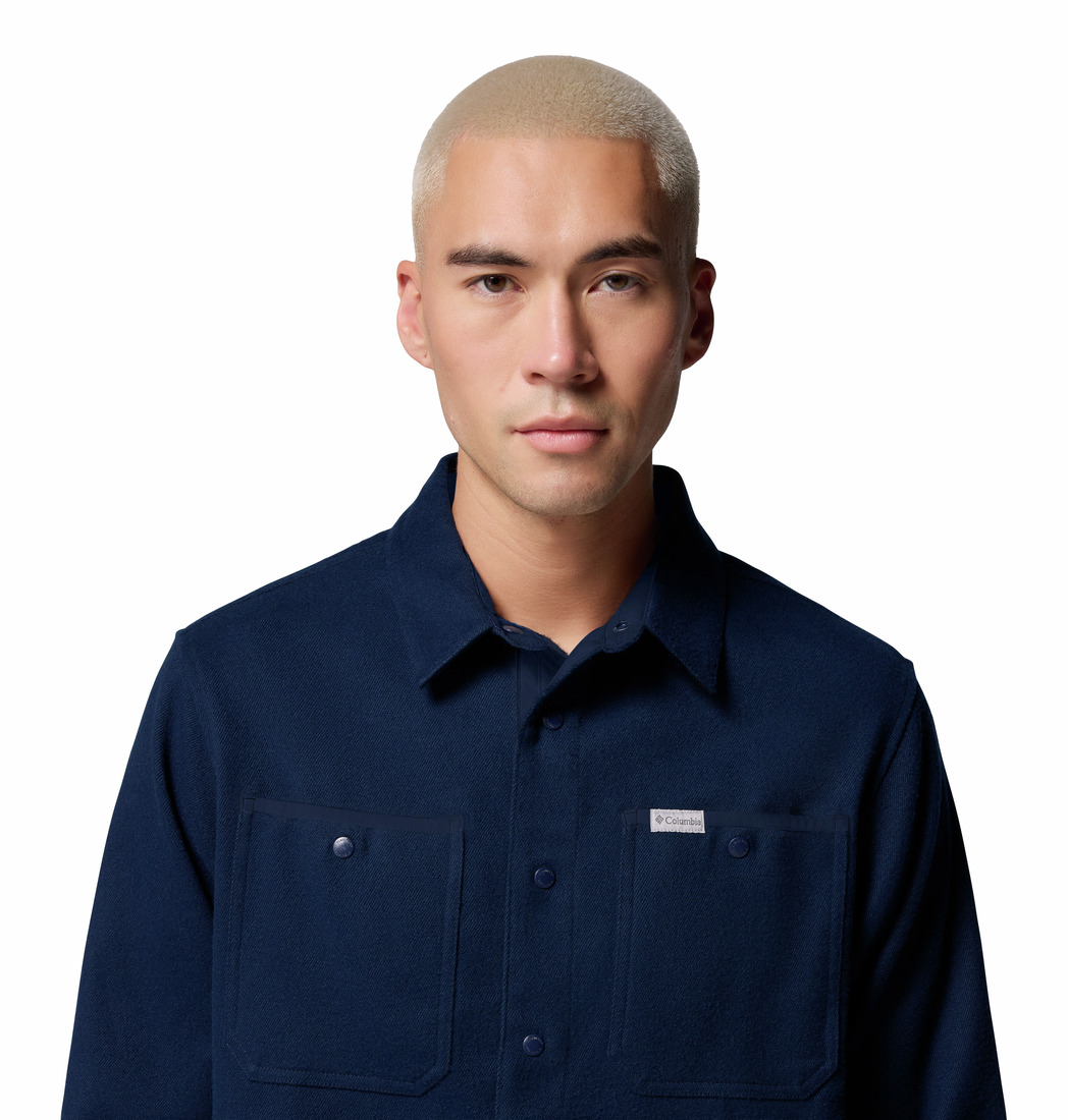 Columbia PFG Lacivert Flare Gun Heavyweight Flannel Erkek Uzun